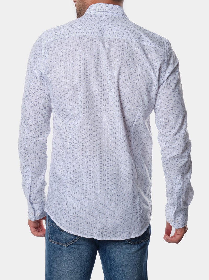 Camicia stampata Blu - Kiabi