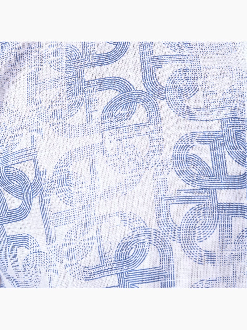 Camicia stampata Blu - Kiabi