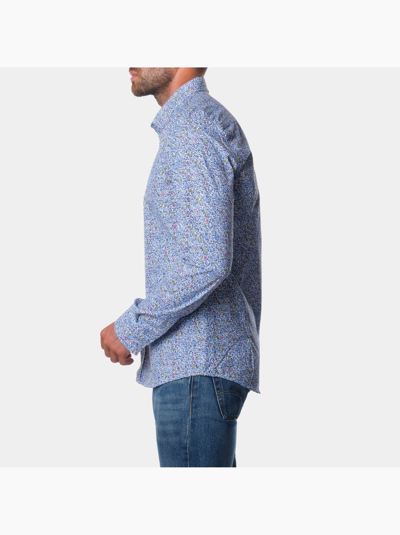 Camicia stampata Blu - Kiabi