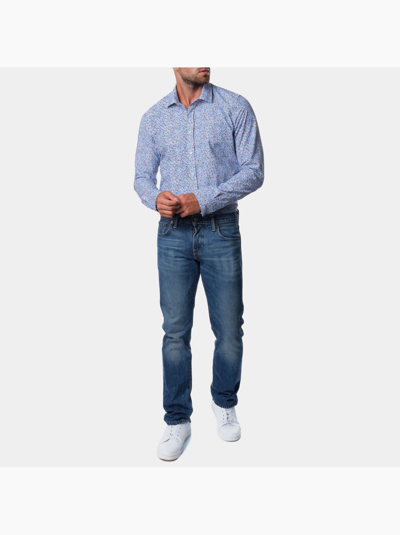 Camicia stampata Blu - Kiabi