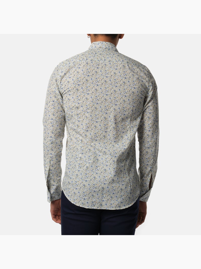 Camicia stampata Cachi - Kiabi