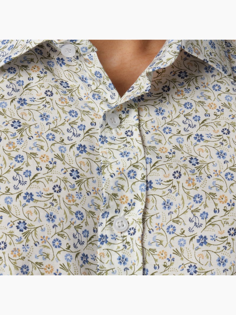 Camicia stampata Cachi - Kiabi