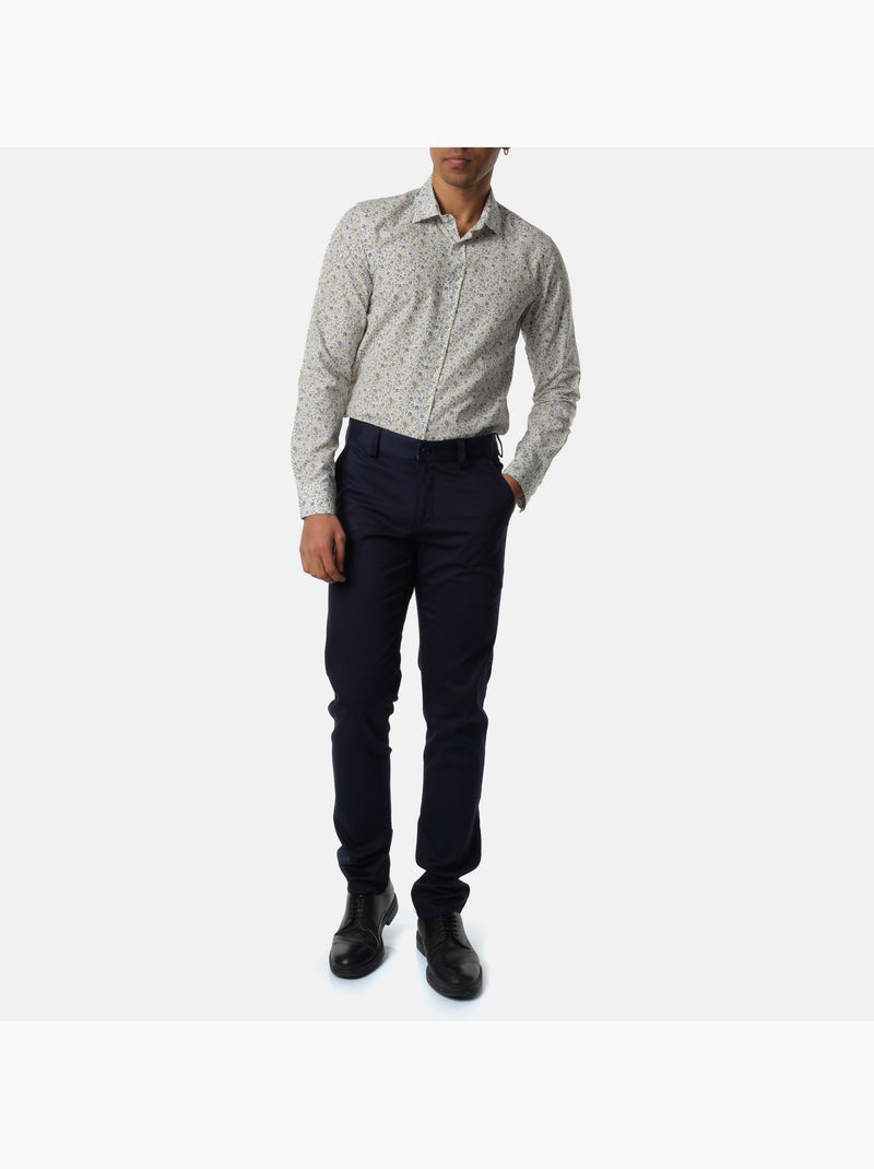 Camicia stampata Cachi - Kiabi