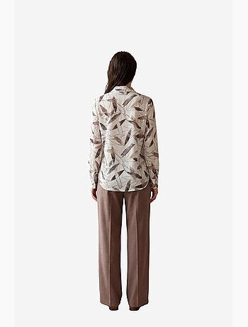 Camicia stampata con bottoni my fashion