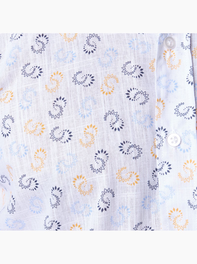 Camicia stampata Giallo - Kiabi