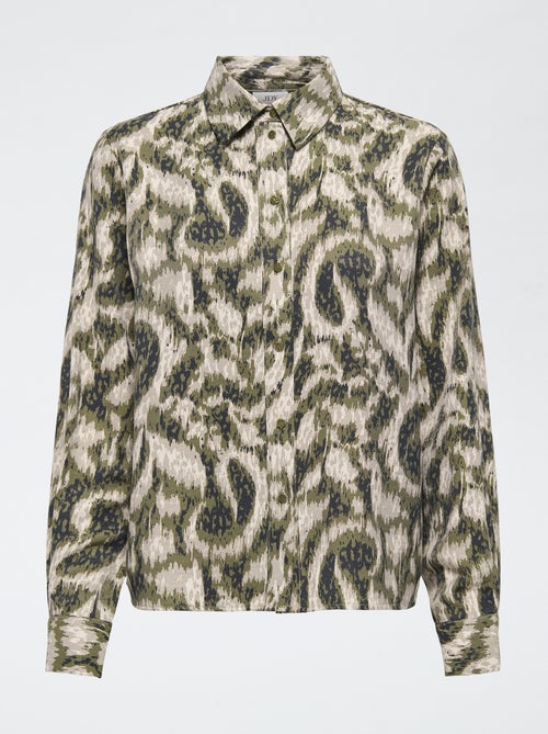 Camicia stampata 'JDY' tinta unita - Kiabi