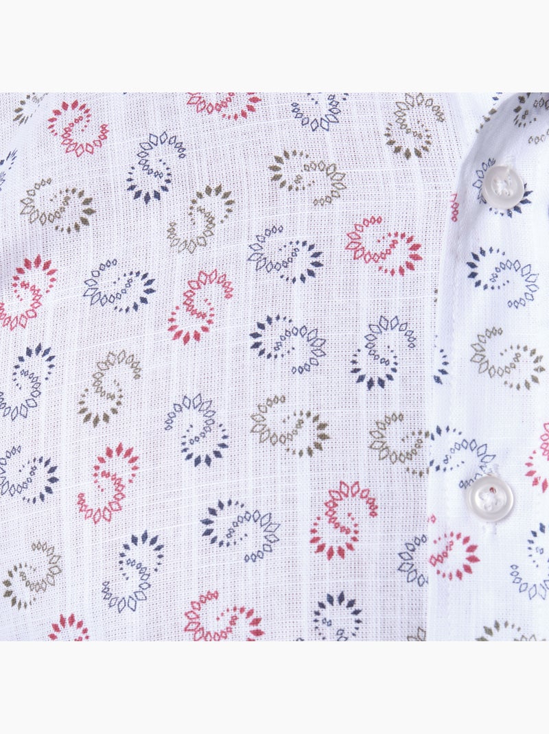 Camicia stampata Rosso - Kiabi