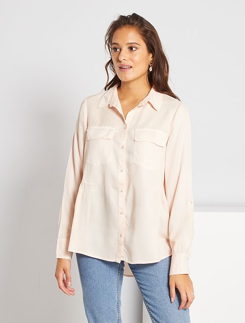 Camicia stile camicione - ROSA - Kiabi - 15.00€