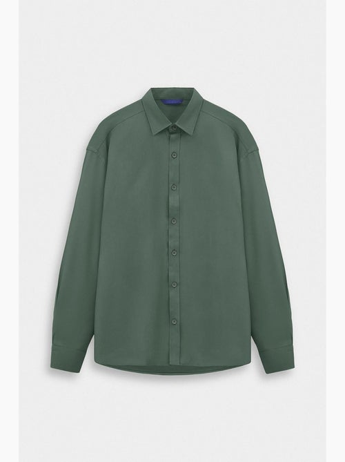 Camicia strutturata a maniche lunghe giesto - Kiabi Camicia strutturata a maniche lunghe giesto - Kiabi