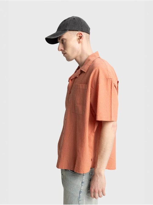 Camicia testurizzata a maniche corte giesto - Kiabi Camicia testurizzata a maniche corte giesto - Kiabi
