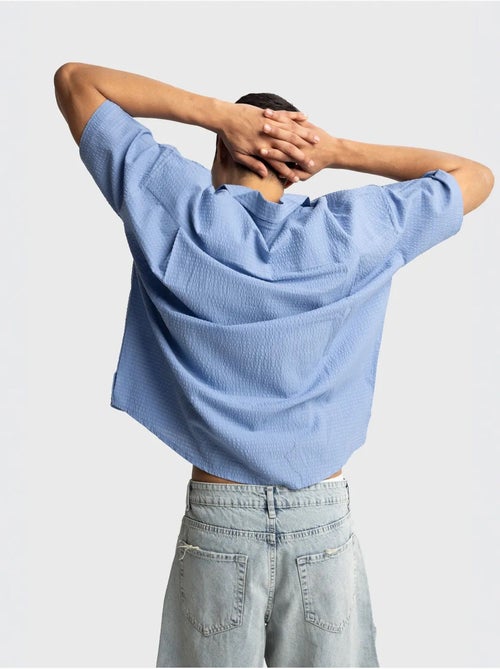 Camicia testurizzata a maniche corte giesto - Kiabi Camicia testurizzata a maniche corte giesto - Kiabi