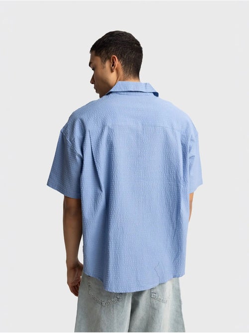 Camicia testurizzata a maniche corte giesto - Kiabi Camicia testurizzata a maniche corte giesto - Kiabi