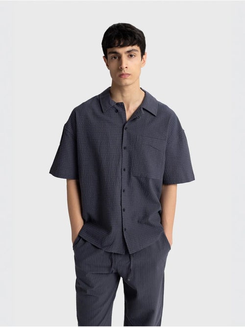 Camicia testurizzata a maniche corte giesto - Kiabi Camicia testurizzata a maniche corte giesto - Kiabi
