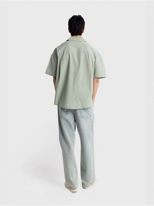 Camicia testurizzata a maniche corte giesto - Kiabi Camicia testurizzata a maniche corte giesto - Kiabi