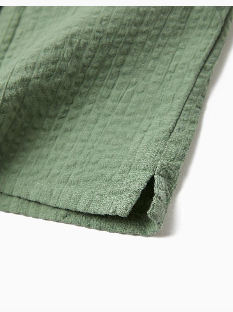 Camicia texturizzata, mo fashion Verde - Kiabi