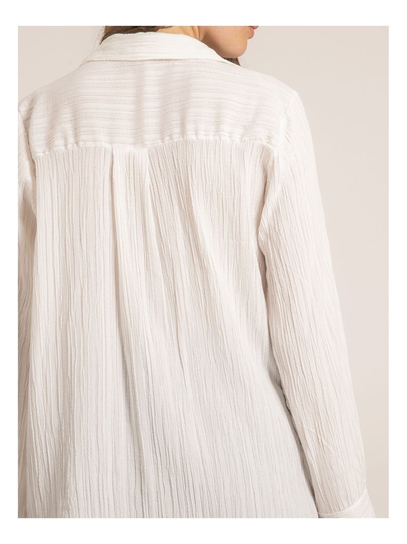 Camicia texturizzata OBADE Bianco - Kiabi