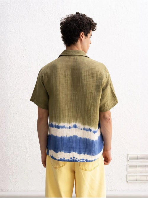Camicia tie-dye a maniche corte giesto - Kiabi Camicia tie-dye a maniche corte giesto - Kiabi