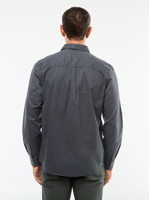 Camicia tinta unita taglio dritto / Regular fit - Kiabi