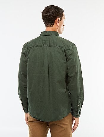 Camicia tinta unita taglio dritto / Regular fit