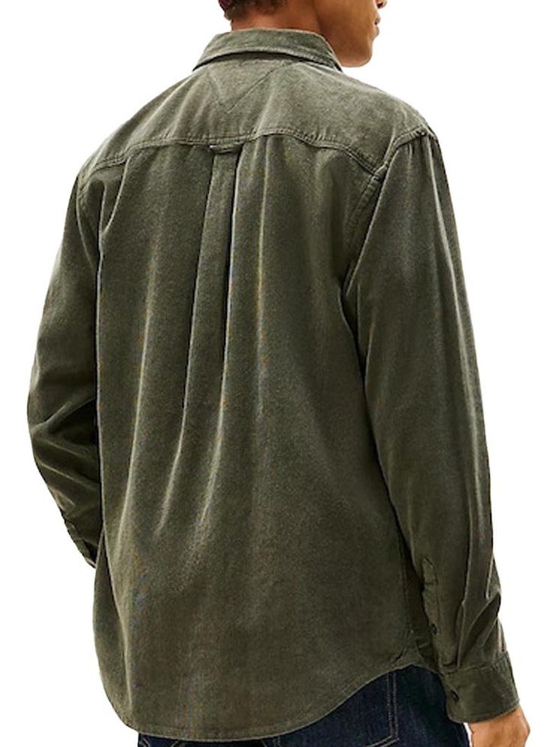 Camicia Tommy Hilfiger da Uomo - Collezione Baby Verde - Kiabi