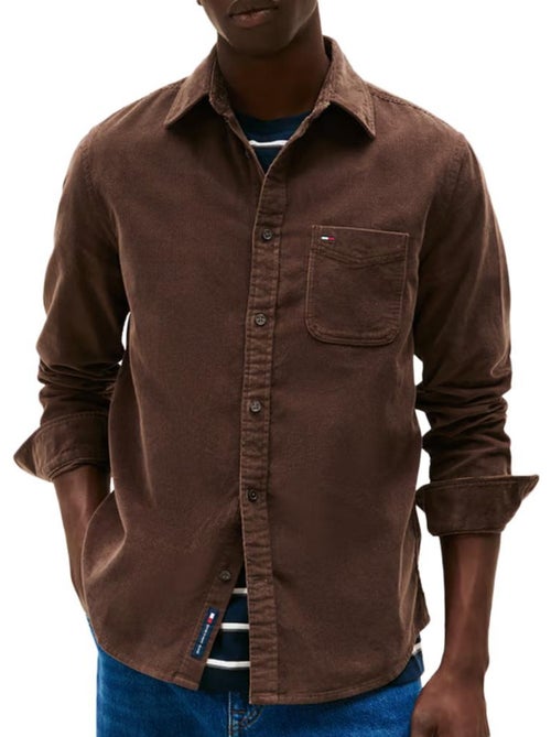 Camicia Tommy Hilfiger da Uomo in Velluto a Coste - Kiabi Camicia Tommy Hilfiger da Uomo in Velluto a Coste - Kiabi