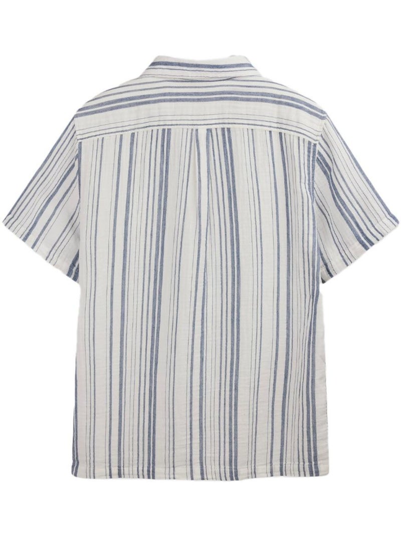 Camicia Uomo a Righe Teddy Smith Ecru - Kiabi