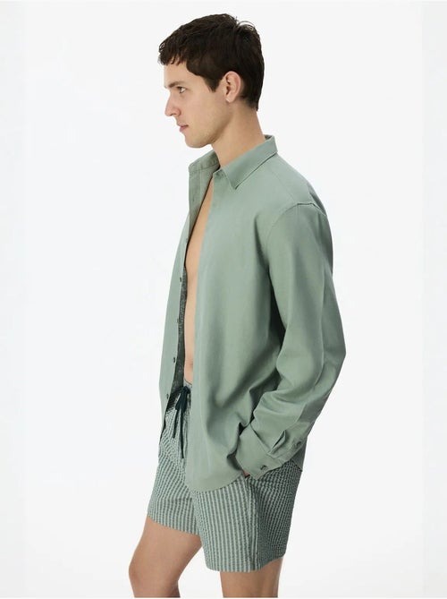 Camicia uomo air in misto lino penti - Kiabi Camicia uomo air in misto lino penti - Kiabi