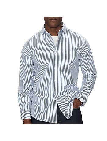 Camicia Uomo Calvin Klein Jeans a Righe Popeline