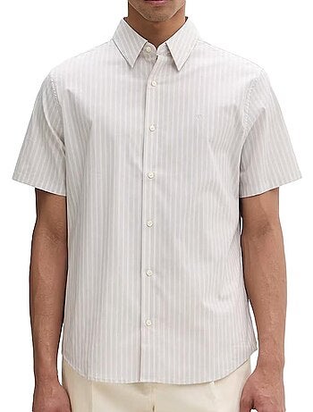 Camicia uomo calvin klein jeans a righe sottili