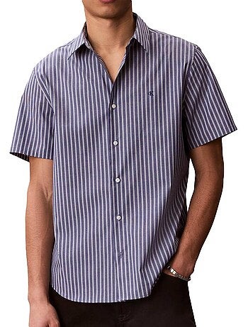 Camicia uomo calvin klein jeans a righe sottili