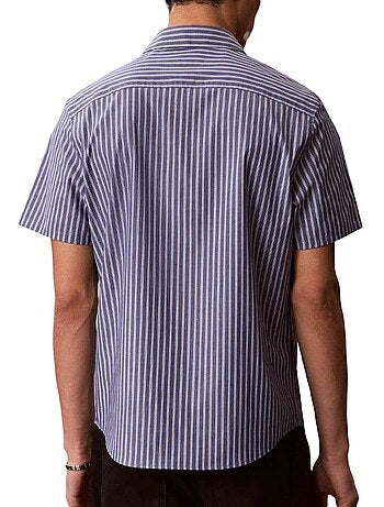 Camicia uomo calvin klein jeans a righe sottili