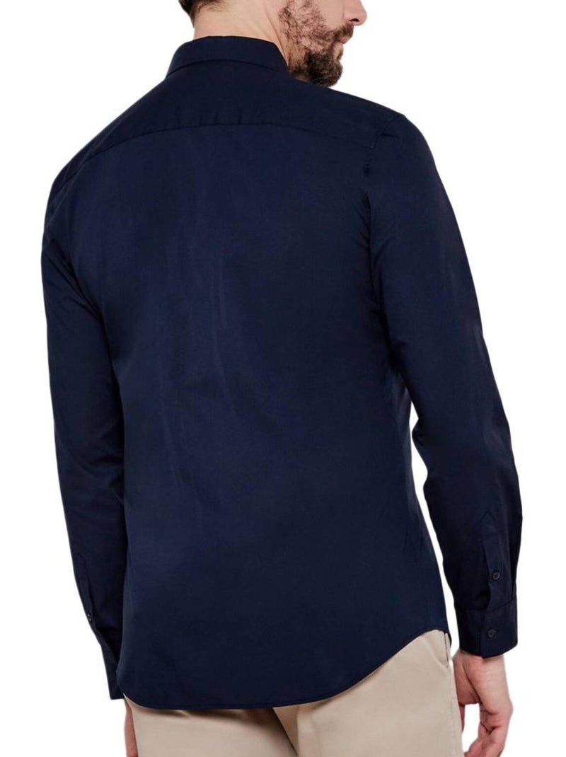 Camicia Uomo Calvin Klein Jeans Elasticizzata Blu marino - Kiabi