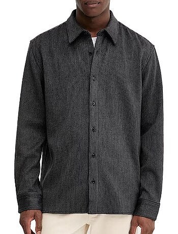 Camicia Uomo Calvin Klein Jeans in Velluto a Coste a Righe