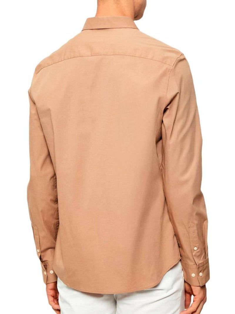 Camicia Uomo Calvin Klein Jeans Marrone cappuccino - Kiabi