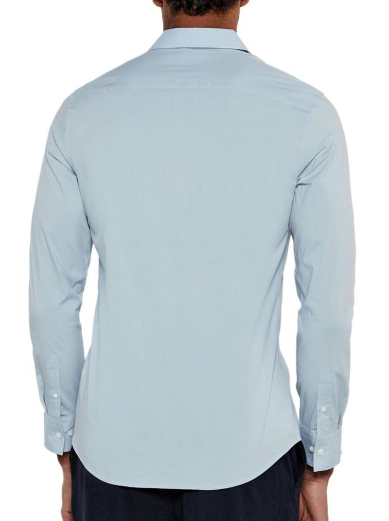 Camicia Uomo Calvin Klein Jeans Tinta Unita Blu - Kiabi
