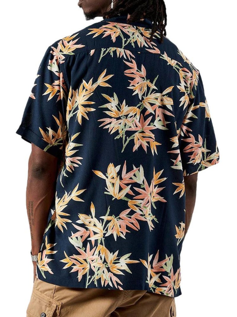 Camicia Uomo Kaporal a Maniche Corte Blu marino - Kiabi