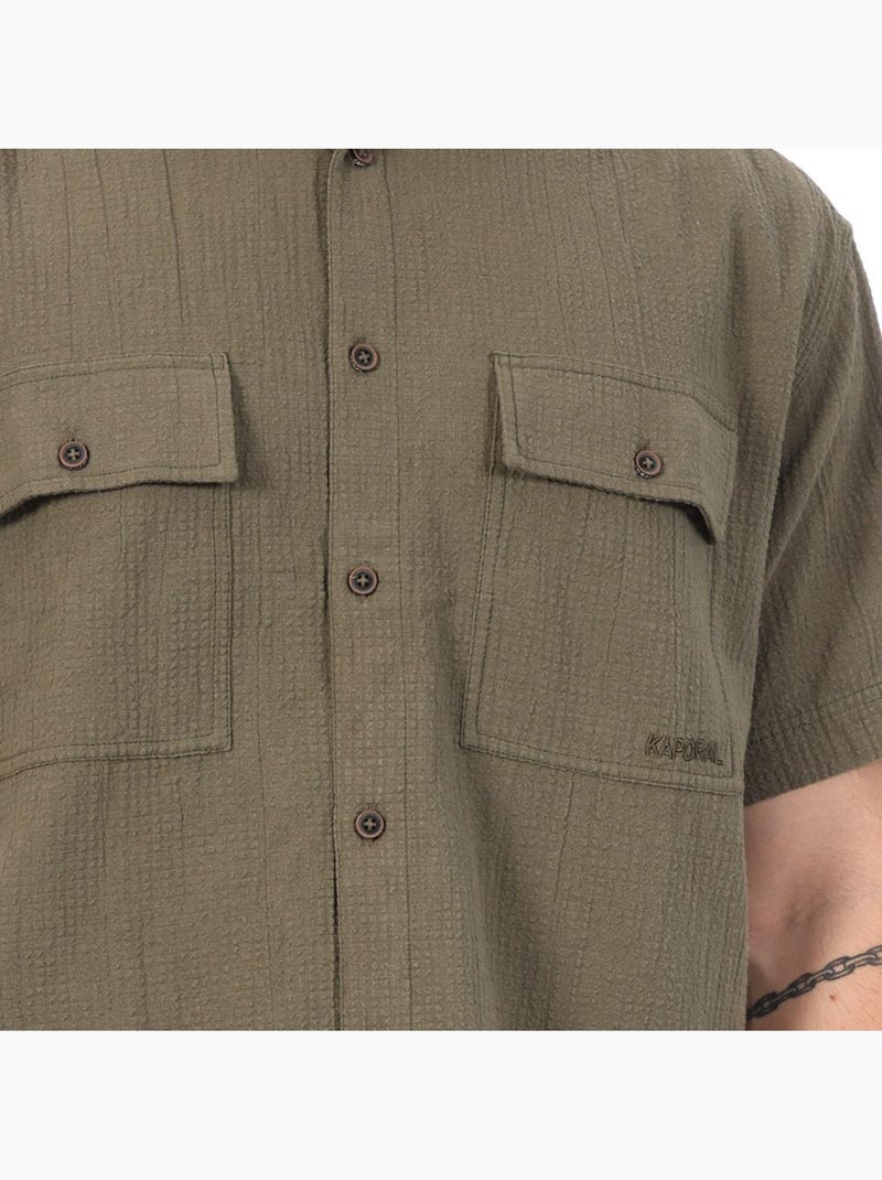 Camicia Uomo Kaporal Verde kaki chiaro - Kiabi