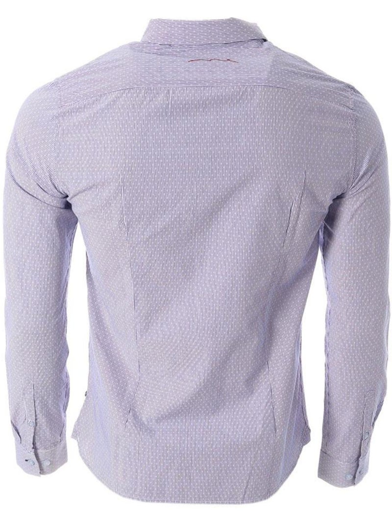 Camicia Uomo Teddy Smith a Righe Viola chiaro - Kiabi
