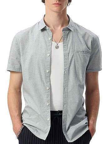 Camicia Uomo Maniche Corte Teddy Smith