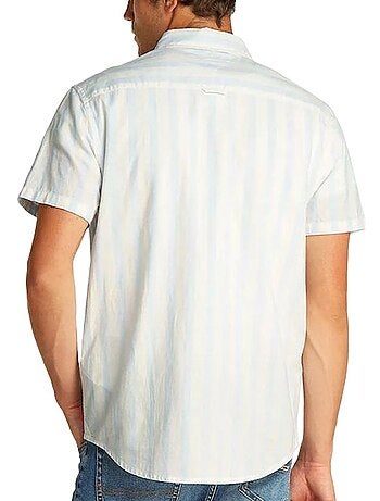Camicia Uomo Tommy Hilfiger in Lino a Righe