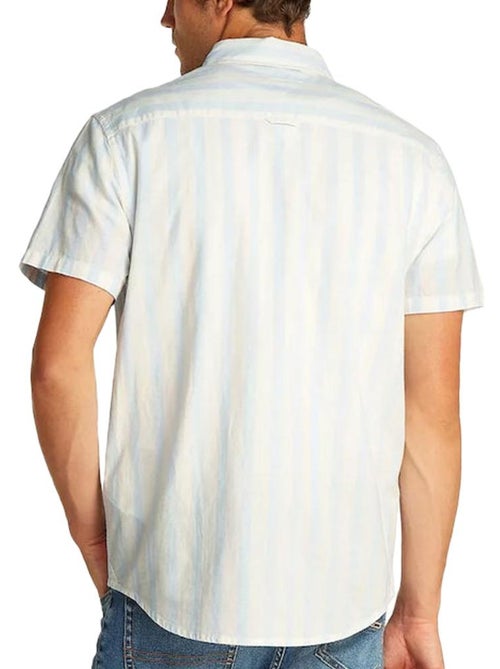 Camicia Uomo Tommy Hilfiger in Lino a Righe - Kiabi