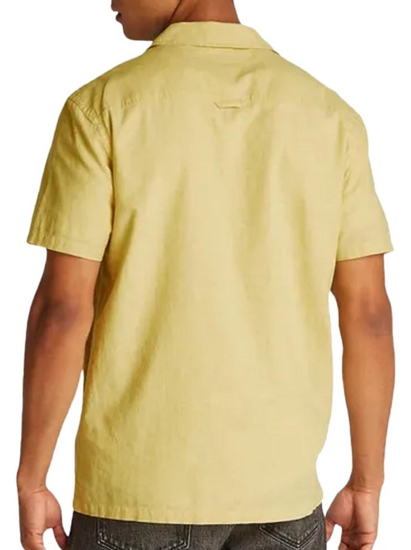 Camicia Uomo Tommy Hilfiger Lino Giallo - Kiabi