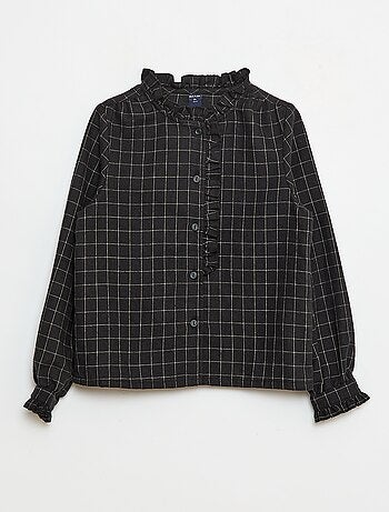 Camicia vittoriana a quadri