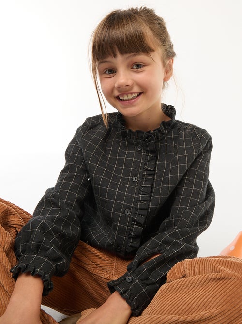 Camicia vittoriana a quadri - Kiabi