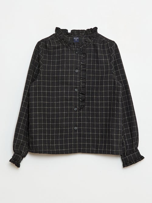 Camicia vittoriana a quadri - Kiabi