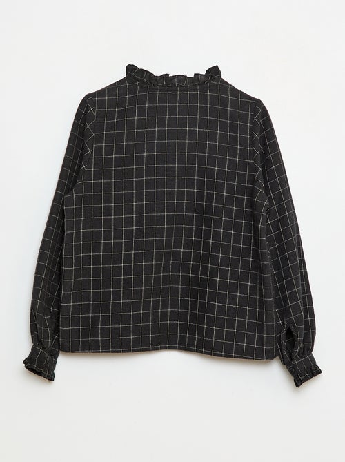 Camicia vittoriana a quadri - Kiabi