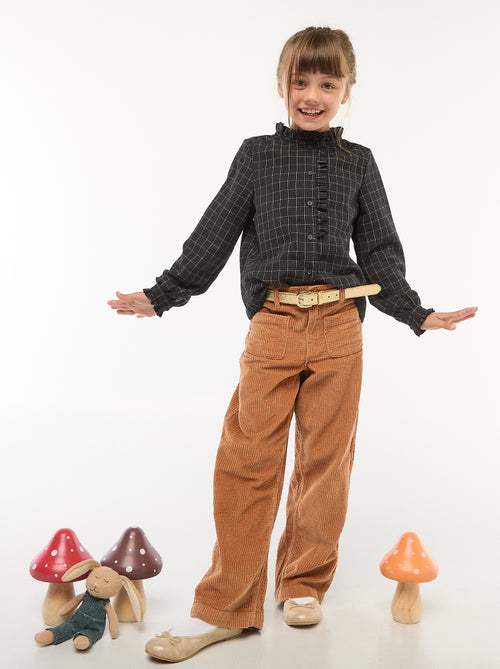 Camicia vittoriana a quadri - Kiabi