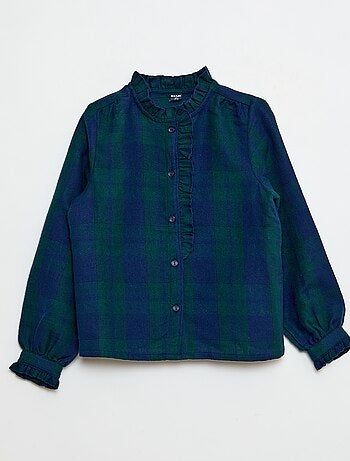 Camicia vittoriana a quadri