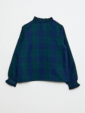 Camicia vittoriana a quadri