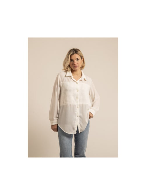 Camicia voile tweed ORENZA - Kiabi